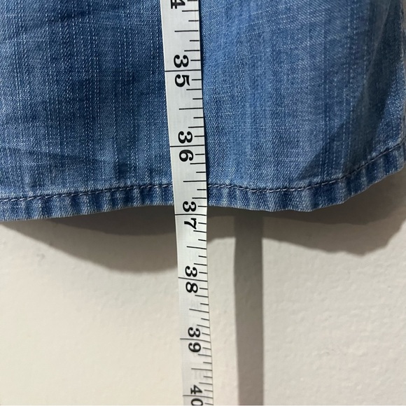 Allison Joy Blue Denim Tunic w Pockets size M - Picture 11 of 11